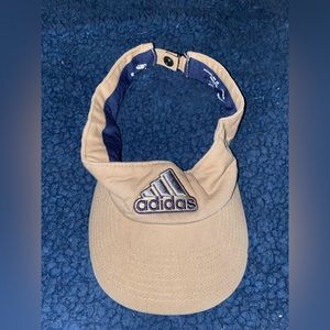 Adidas Climate Tan Visor with Navy Blue on the under side in OS